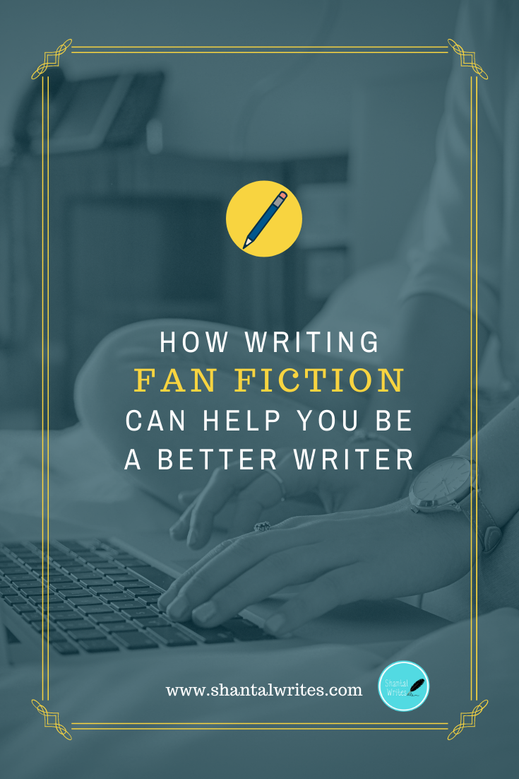 writing fan fiction pinterest graphic