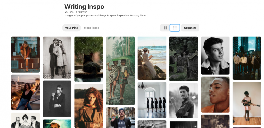 pinterest sample screenshot