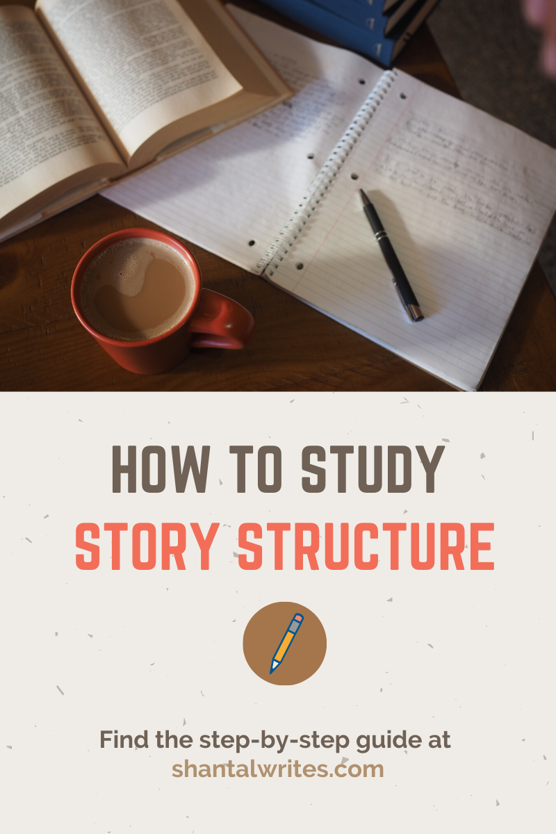 study story structure pinterest graphic