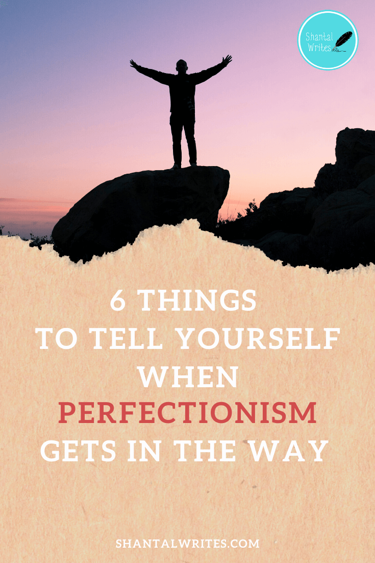 perfectionism and procrastination pinterest graphic