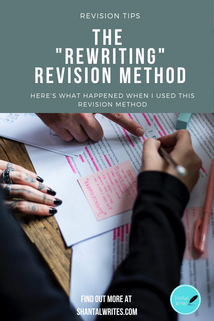 writing revisions methods pinterest graphic