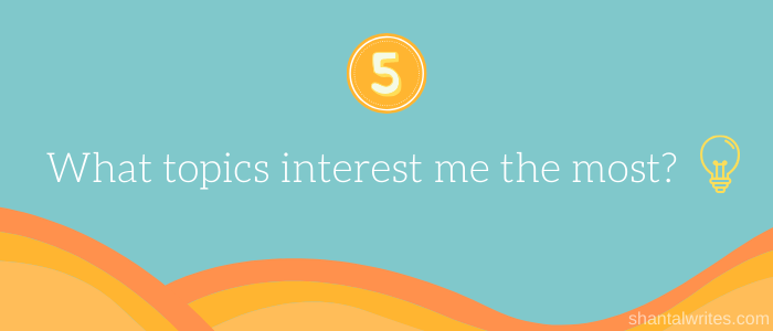 shantalwrites-what topics interest me the most-section title