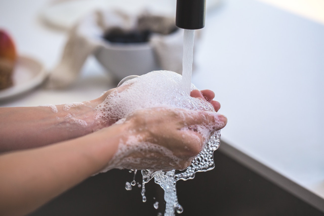 washing hands during pandemic